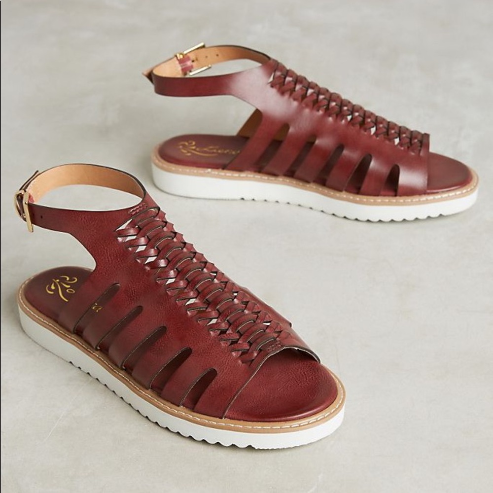 Anthropologie red sandal